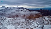 Mountains in Saudi Arabia’s Tabuk: Popular destination for those looking for snow fun