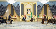 HRH the Crown Prince Receives Turkish President, Both Hold an Official Session of Talks